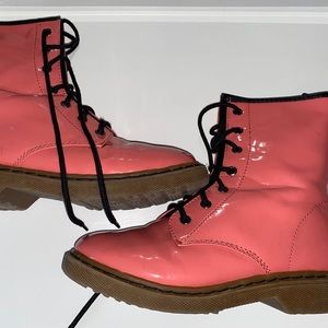 Pink Combat Boots